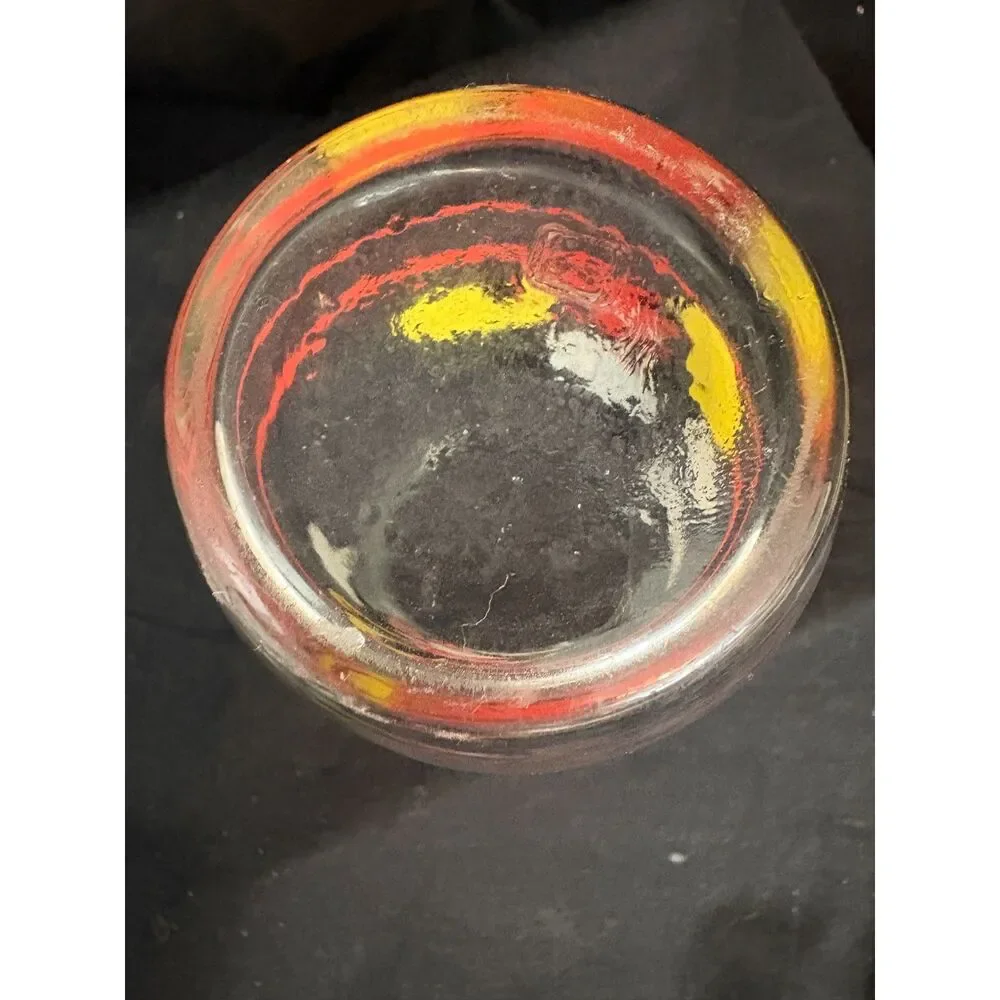 Vintage Anchor Hocking Disney Mickey & Minnie Mouse Glass Tumbler